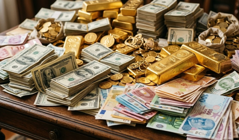Altın 3 ayın zirvesine çıktı: Dolar/TL rekor kırdı