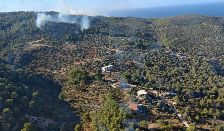 Antalya Kaş'ta orman yangını