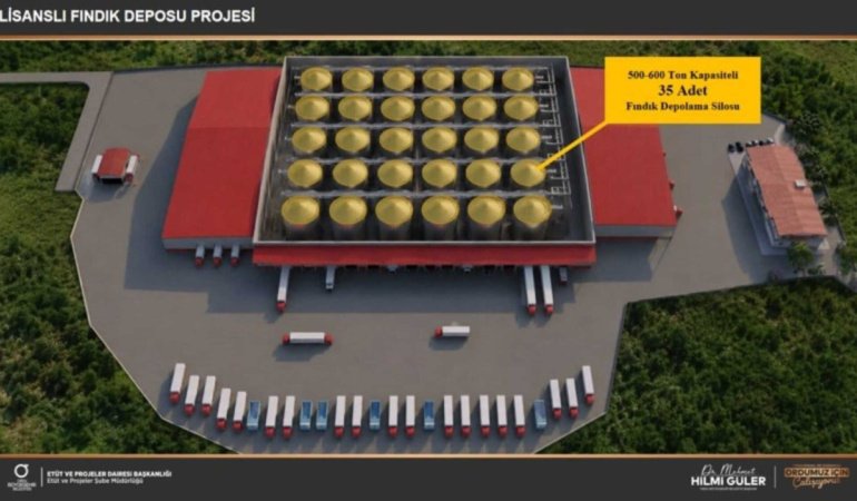 Ordu'nun 651,5 milyon liralık lisanslı depo yatırımında kritik eşik aşıldı