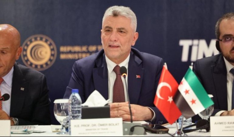 Ticaret Bakanı Bolat, Şam'da ikili görüşmelerde bulundu