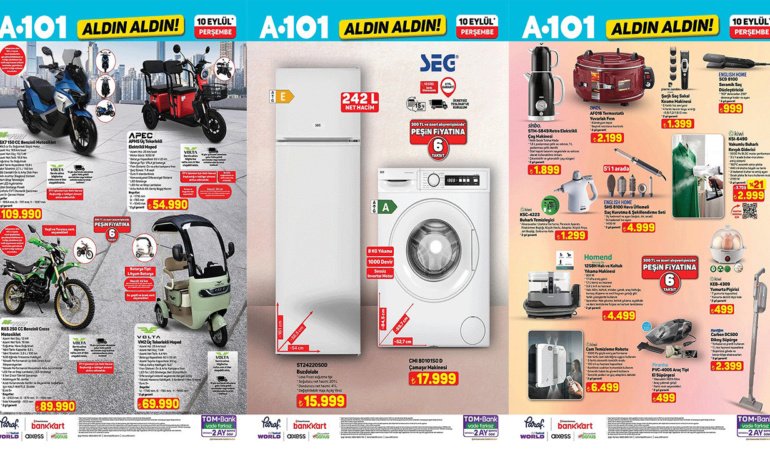 A101'E MOTOSİKLETLER GELİYOR! GÜÇ VE PERFORMANS BİR ARADA (A101 10-16 EYLÜL)