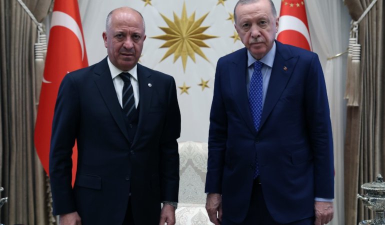 ASO Başkanı Ardıç, Ankara'nın 3 vizyon projesini Cumhurbaşkanı Erdoğan’a sundu
