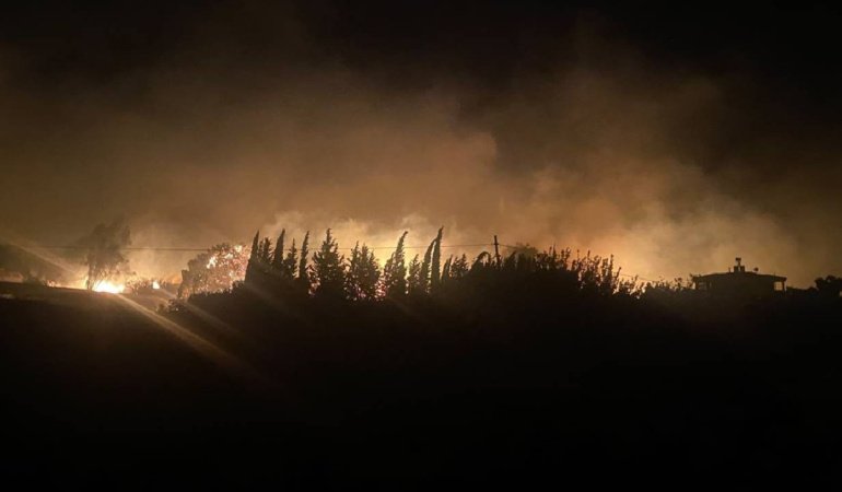 Antalya'nın 3 farklı bölgesinde yangın: Evler ve seralar yandı