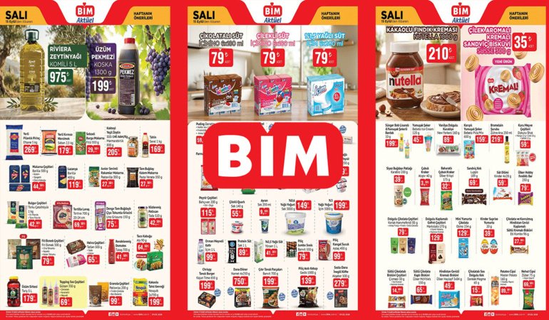 BİM’DE FİYATLAR DİKKAT ÇEKTİ! YENİ HAFTANIN ÜRÜNLERİ ALIŞVERİŞ LİSTESİNE GİRDİ (BİM 15-21 EYLÜL)