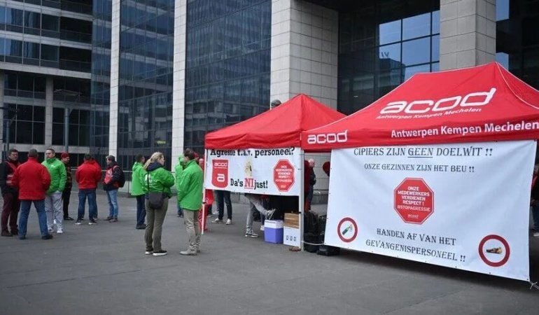 Belçika'da cezaevi çalışanlarından 5 günlük grev