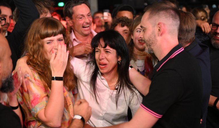 Berlin'den ilk sonuçlar geldi: Sol Partili Elif Eralp önde