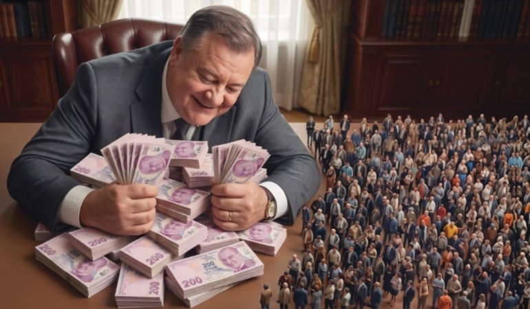 Bir avuç insana 30 trilyon gitti 85 milyon izledi