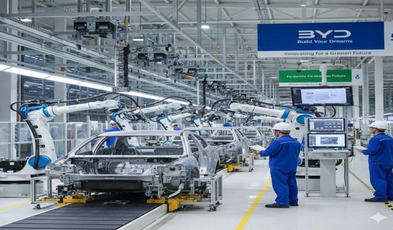 Çinli otomotiv devleri Avrupa'ya yerleşiyor: 2030 hedefi 1 milyon araç
