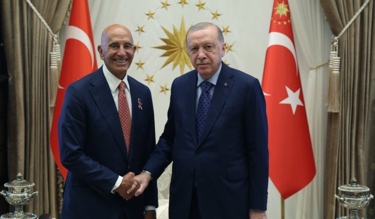 Cumhurbaşkanı Erdoğan ABD Ankara Büyükelçisi Barrack'ı kabul etti