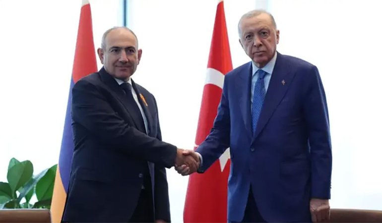 Cumhurbaşkanı Erdoğan, Ermenistan Başbakanı Paşinyan'ı kabul etti