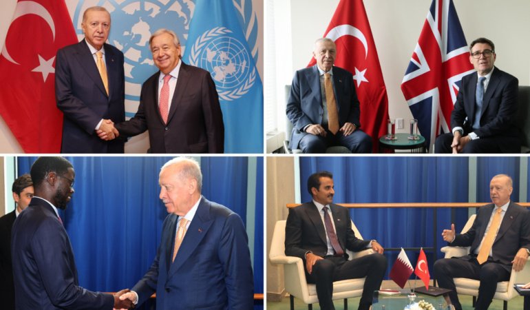 Cumhurbaşkanı Erdoğan'dan New York'ta üst düzey görüşmeler