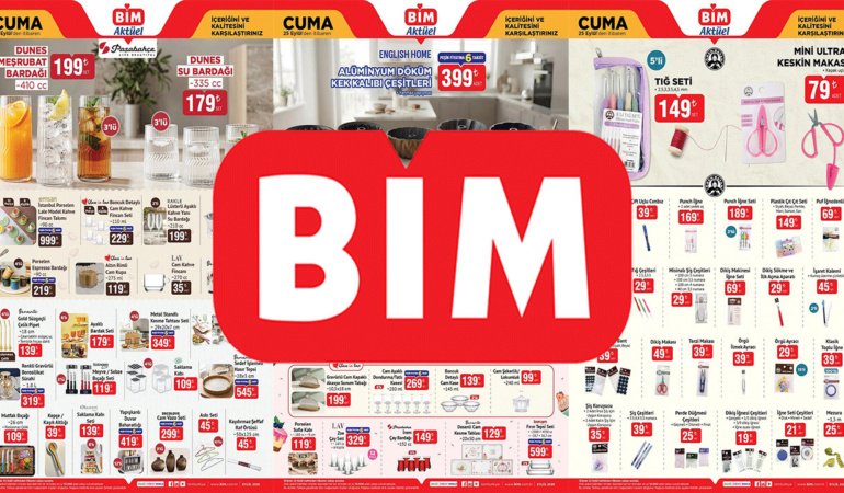 ERKEN KALKAN KAPAR! İŞTE BİM’DE İZDİHAM YARATACAK AKTÜEL ÜRÜNLER (BİM 25 EYLÜL-1 EKİM)