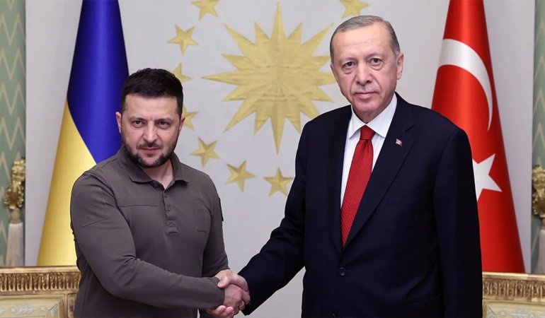 Erdoğan'ın kabulü ardından Zelenskiy: Türkiye ile serbest ticaret anlaşması imzalandık