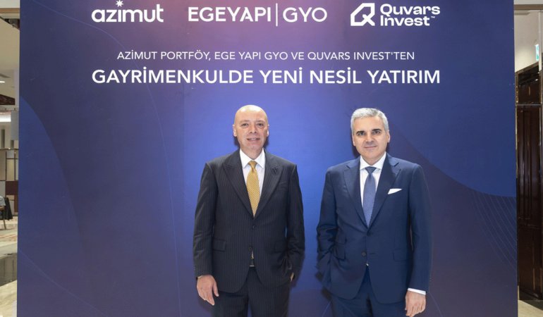 Gayrimenkulde üçlü güç birliği: Azimut Portföy, Egeyapı GYO ve Quvars Invest bir araya geldi
