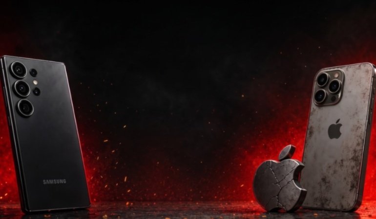 Samsung'dan Apple'ı tiye alan paylaşım