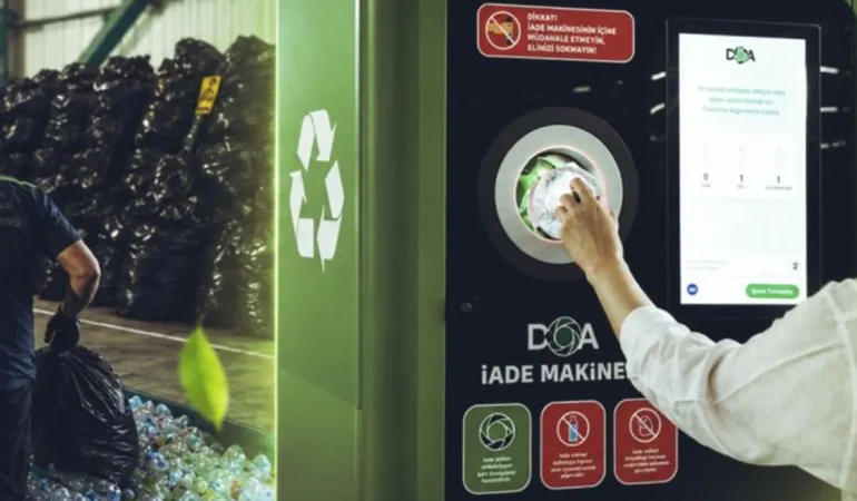 Sıfır Atık hedefine DOA katkısı: 3,3 milyon vatandaş sisteme katıldı, 326 milyon şişe toplandı