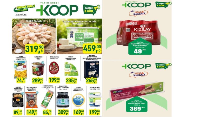 TARIM KREDİ KOOP FIRSAT DOLU HAFTA SONU KATALOĞU YAYINLANDI! (TARIM KREDİ 25-27 EYLÜL)