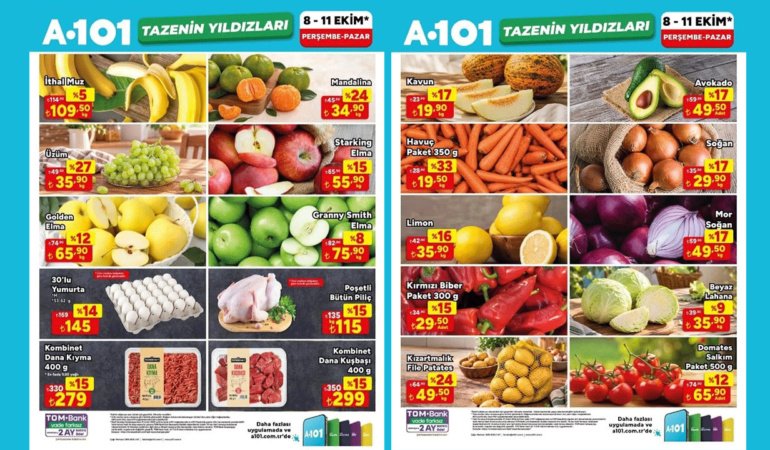 A101 TAZENİN YILDIZLARI KATALOĞU YAYINLANDI! (A101 8-11 EKİM)
