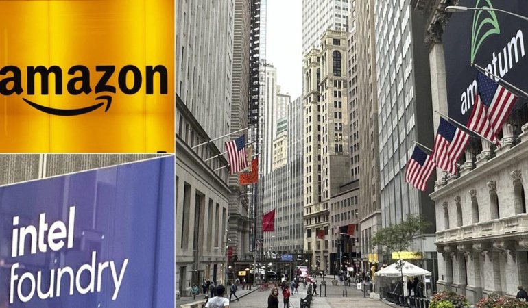Amazon ve Intel hisselerinde sert düşüş