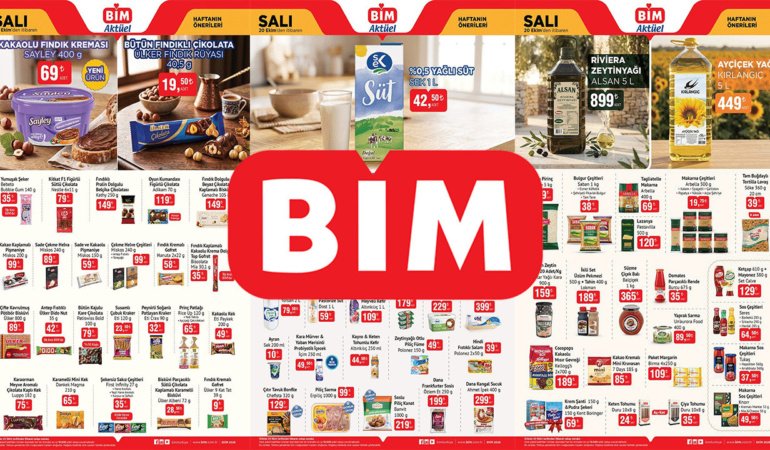 BİM YENİ KATALOG: BİM’E 20 EKİM SALI HANGİ ÜRÜNLER GELİYOR? (BİM 20-26 EKİM)
