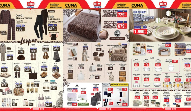 BİM'DE BU HAFTA YOK YOK! HERKES BİM’E AKIN EDECEK (BİM 6-12 KASIM)