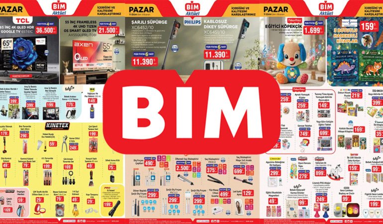 BİM’DE SATIŞTA! SET ÜSTÜ OCAK, ISLAK&KURU ELEKTRİK SÜPÜRGESİ, FISHER-PRICE ÜRÜNLERİ (BİM 11-17 EKİM)