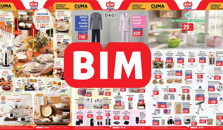 BİM’DEN BOMBA KAMPANYA! BİM’E BUGÜN HANGİ ÜRÜNLER GELİYOR? (BİM 2-8 EKİM)