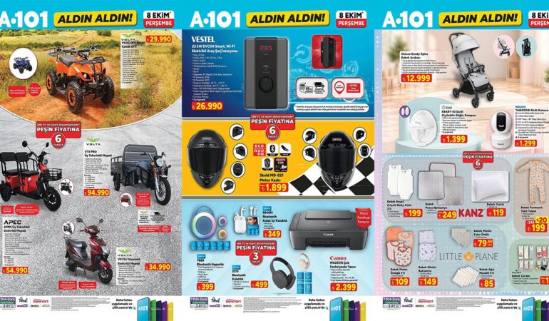 BU FİYATA İNANAMAYACAKSINIZ: A101'E BEBEK ARABASI GELİYOR! (A101 8-14 EKİM)