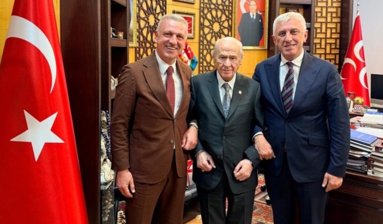 Cumhurbaşkanı Başdanışmanı Saral'dan Bahçeli’ye ziyaret