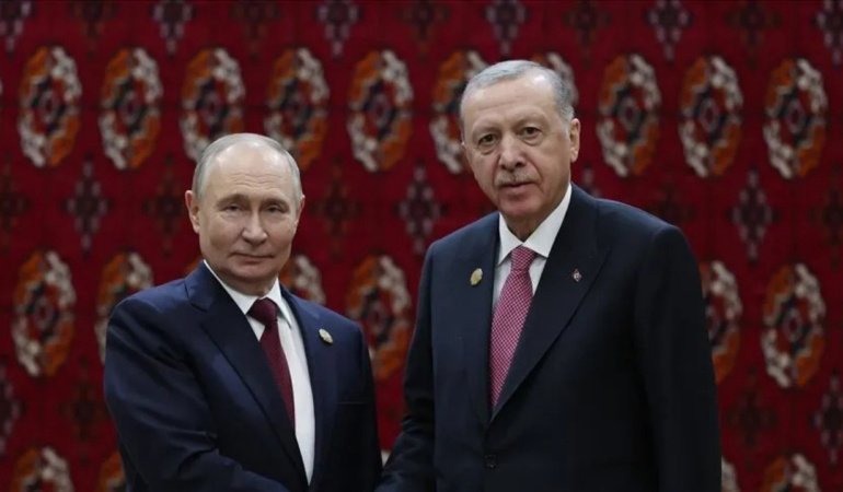 Cumhurbaşkanı Erdoğan, Rusya Devlet Başkanı Putin ile telefonda görüştü