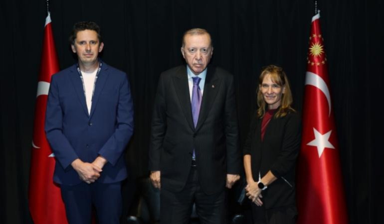 Cumhurbaşkanı Erdoğan, SpaceX yöneticilerini kabul etti