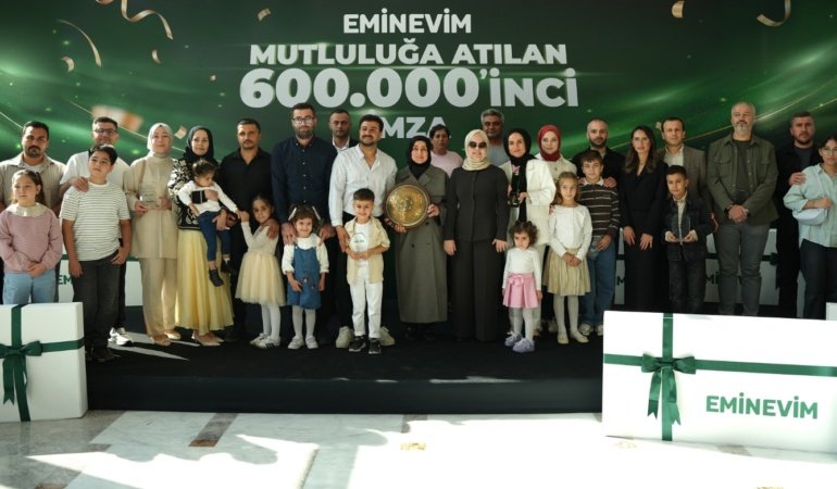 Eminevim’den 600 bininci  teslimat