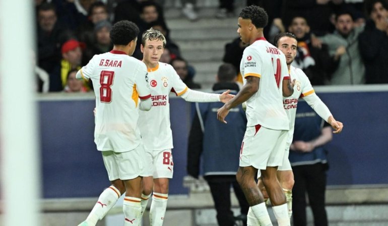 Galatasaray'dan Lille deplasmanında 4 gollü zafer