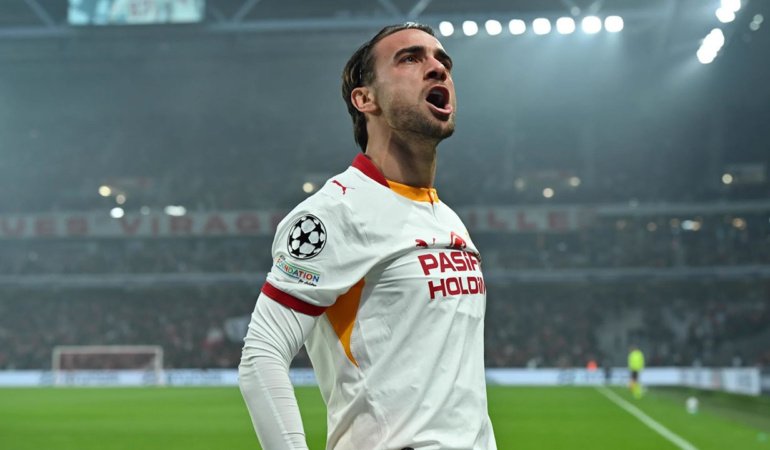 Galatasaraylı Yunus Akgün'den Lille'de 65 saniye rekoru!