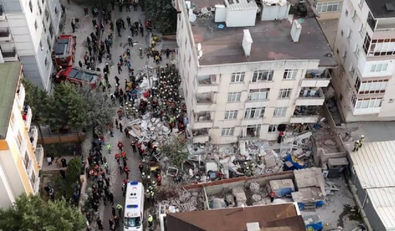 Maltepe'de çöken bina sakinlerine 9 milyon TL'lik acil yardım aktarılacak