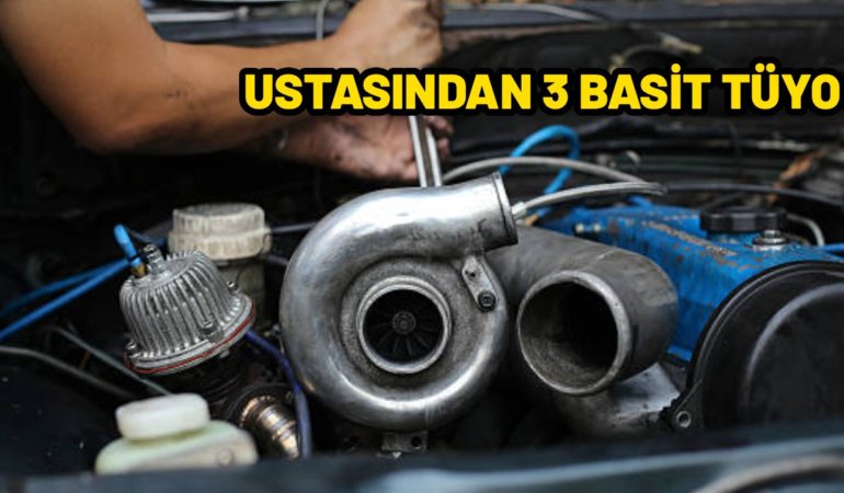 Turbolu otomobili olanın dikkat etmesi gereken 3 detay ; Turbonun ömrü uzuyor kolay arıza vermiyor